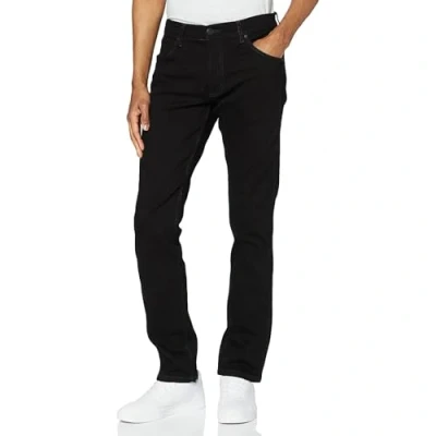 Abbildung von Wrangler Jeans Straight Leg, Herren, Größe: 33x30, Black valley