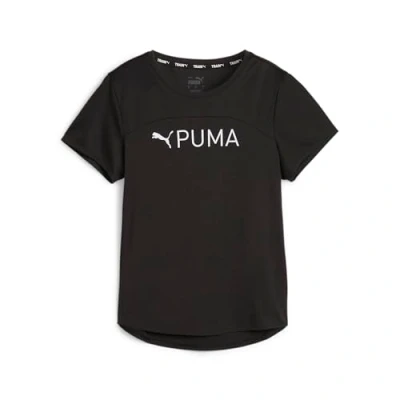 Abbildung von Puma FIT LOGO Ultrabreathe TEE Sport Tshirt, Damen, Größe: XL, Black/white