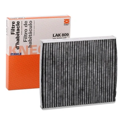 Abbildung von MAHLE ORIGINAL LAK 809 Innenraumfilter Aktivkohlefilter 255,0, 272,0, 272 224 35,5, 36,0 SKODA: Rapid Saloon, Fabia III Hatchback, Estate