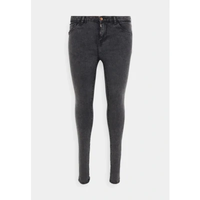 Abbildung von ONLY Carmakoma Carthunder Skinny Jeans Fit, Damen, Größe: 42x32, Dark grey denim
