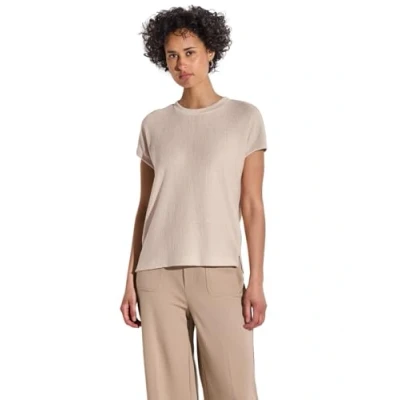 Abbildung von STREET ONE Damen A323151 Shirt mit Streifenstruktur, Moonstone Sand, 38