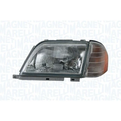Abbildung von MAGNETI MARELLI 710301090111 Scheinwerfer links H4, PY21W Halogen glasklar mit Blinklicht für Rechtsverkehr ohne Stellmotor LWR