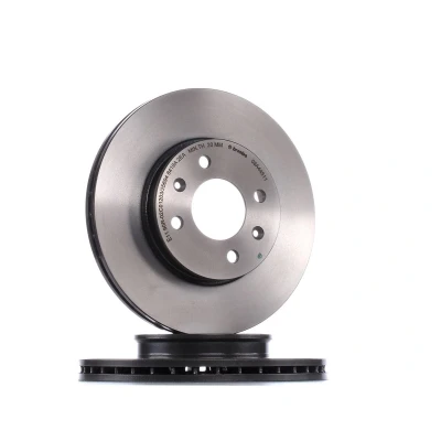 Abbildung von BREMBO COATED DISC LINE 09.A445.11 Bremsscheibe 256 22 4 innenbelüftet beschichtet hochgekohlt HYUNDAI: i20 I Hatchback, ACCENT 3, KIA: RIO 2