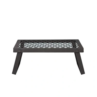 Abbildung von Amazon Basics Robuster, klappbarer Camping Grill, Mittelgroß, Schwarz