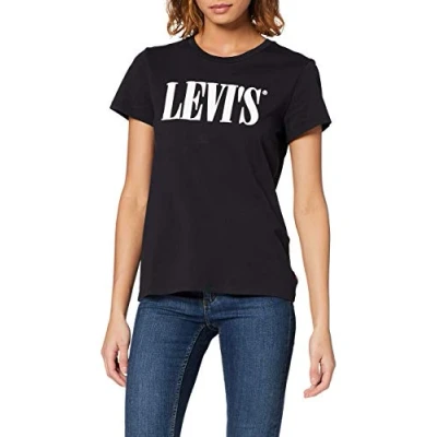 Abbildung von Levi&#039;s Damen The Perfect Tee T Shirt,Serif Caviar,XXS