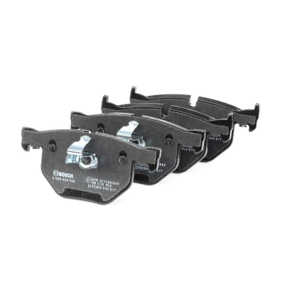 Abbildung von BOSCH 0 986 424 766 Bremsbelagsatz Low Metallic mit Kolbenclip BMW: 5 Saloon, Touring, X5