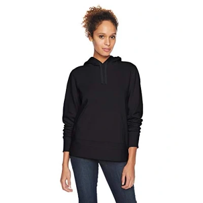 Abbildung von Amazon Essentials Damen Fleece Kapuzenpullover (in Übergröße erhältlich), Schwarz, XXL