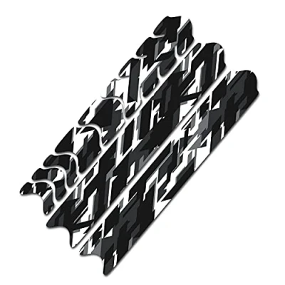 Abbildung von AlphaShield Fahrrad Rahmenschutz Kettenstreben Schutz Folie Aufkleber Rahmen Carbon MTB BMX Lackschutz R161 (19 Future Weiß)