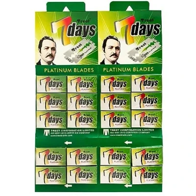 Abbildung von 100 Treet 7 Days Platinum Rasierklingen
