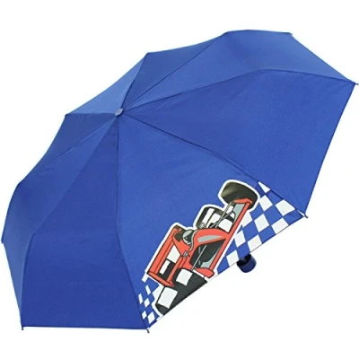 Abbildung von Kinderschirm Jungen Mini Taschenschirm Light Kids blau Cars Speed Drift