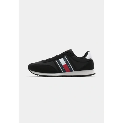 Abbildung von Tommy Jeans Runner Casual Sneaker low, Herren, Größe: 46, Black Schuhe