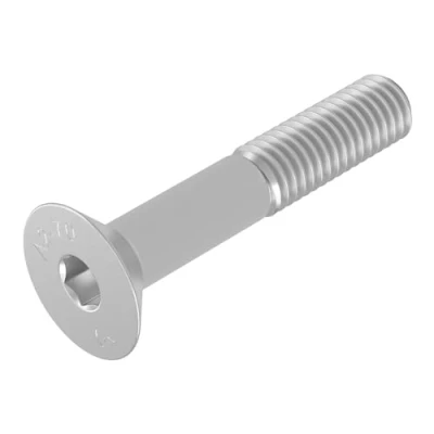 Abbildung von SECCARO Senkschraube M10 x 55 mm, Edelstahl V2A VA A2, DIN 7991 / ISO 10642, Innensechskant, 20 Stück