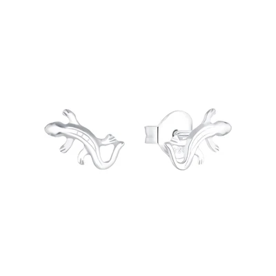 Abbildung von amor Lizard Ohrringe, Damen, Größe: One Size, Silber