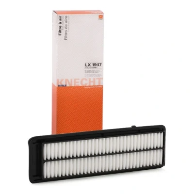 Abbildung von MAHLE ORIGINAL LX 1947 Luftfilter 61,0 114 362,0, 362,0 Filtereinsatz HONDA: Accord 7 Limousine, Tourer