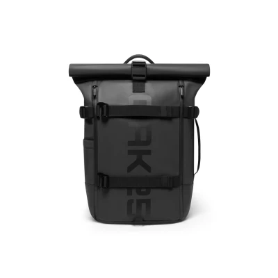 Abbildung von OAK25 Reflektierender Rolltop Rucksack Damen &amp; Herren Luminite Roll Top Backpack für Arbeit Uni Fahrrad Laptopfach bis 16 Zoll Tagesrucksack 23L Reflektierend