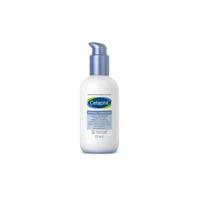 Abbildung von Cetaphil Optimal Hydration, Hautpflege, feuchtigkeitsspendende Körperlotion, für trockene und empfindliche Haut, intensive Feuchtigkeit 48 Stunden, Format 237 ml