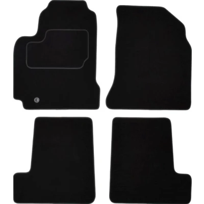 Abbildung von MAMMOOTH A041 TOY310 PRM 01 Fußmattensatz Textil vorne und hinten 4 schwarz Maßgefertigt TOYOTA: RAV4 II Off Road