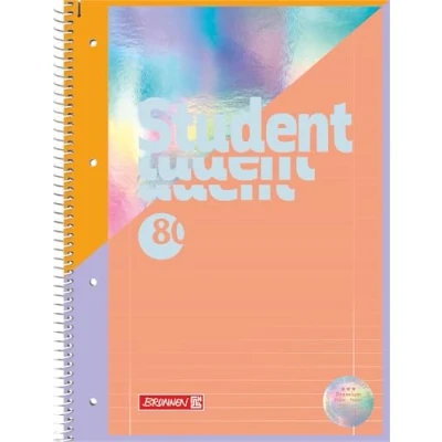 Abbildung von BRUNNEN Collegeblock Premium Student „Intoxicate“ A4 liniert, 106792769, bunt