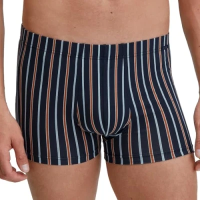 Abbildung von CALIDA Grafic Cotton Boxershorts Herren, aus 100% PIMA Baumwolle, mit stoffüberzogenem Gummibund