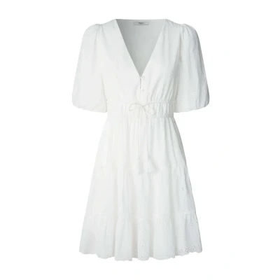 Abbildung von Pepe Jeans Freizeitkleid, Damen, Größe: Small, Mousse white