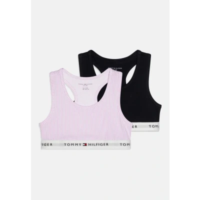 Abbildung von Tommy Hilfiger Bralette Print 2 PACK Bustier für Kinder, Größe: 164 176, Pink ithaca/desert sky