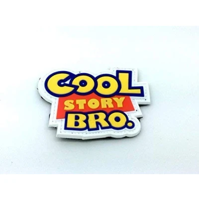 Abbildung von Cool Story Bro PVC Klett Emblem Abzeichen Patch