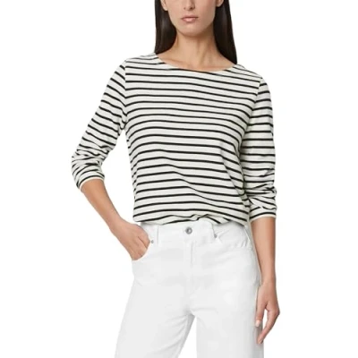 Abbildung von Marc O&#039;Polo BOAT NECK Striped Langarmshirt, Damen, Größe: XXS, Multi