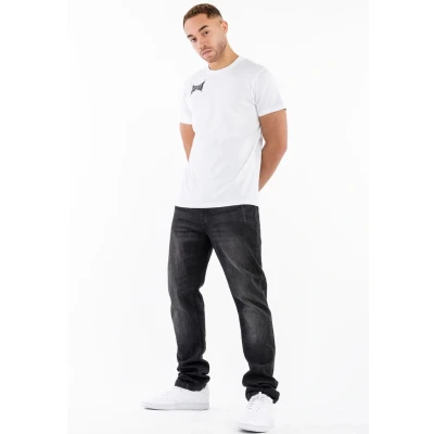 Abbildung von Tapout Normale Passform Octagon Tshirt print, Herren, Größe: Large, White black
