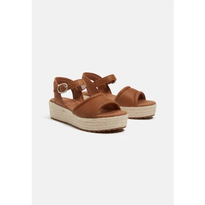 Abbildung von Timberland Santorini SUN Espadrille, Damen, Größe: 37, Rust full grain Schuhe