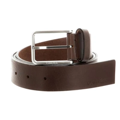 Abbildung von Calvin Klein Warmth Oiled Grain Gürtel, Herren, Größe: 125, Dark brown