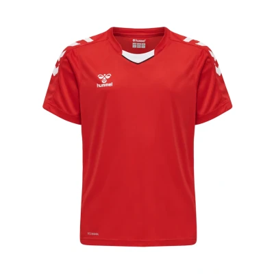 Abbildung von Hummel Hmlcore XK POLY Jersey S/S Tshirt print für Kinder, Größe: 116, True red