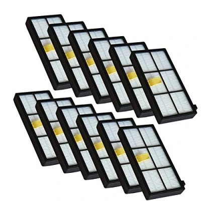 Abbildung von YanBan 12 Stück HEPA Filter kompatibel mit iRobot 800 900 Serie 870 880 980 Staubsauger Zubehör Teile Ersatz