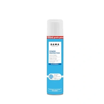 Abbildung von BAMA Power Protector Imprägnierspray für Schuhe, Taschen und Jacken, schmutz &amp; wasserabweisende Materialpflege, Universalspray, 200 ml.