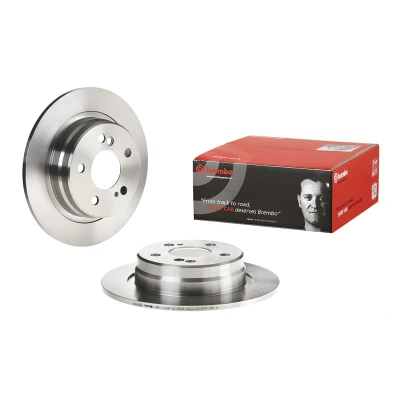 Abbildung von BREMBO 08.5178.10 Bremsscheibe 278 9 5 voll mit Schrauben MERCEDES BENZ: W124 Estate, E Class Saloon, Saloon