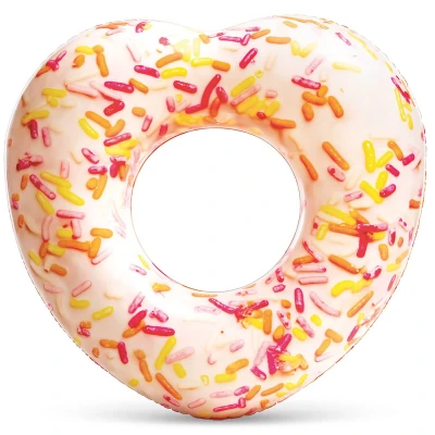 Abbildung von Intex Sprinkle Donut Herzschlauch, aufgeblasene Größe: 94 cm x 89 25 (56253NP)