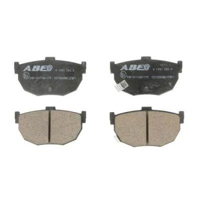 Abbildung von ABE C21026ABE Bremsbelagsatz Hinterachse inkl. Verschleißwarnkontakt HYUNDAI: Getz, Coupe II, Tiburon Coupe, NISSAN: MAXIMA 2, KIA: Cerato Saloon
