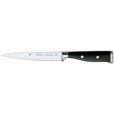 Abbildung von WMF Grand Class Küchenmesser Wellenschliff 29 cm, Made in Germany, Sägemesser, Messer scharf, geschmiedet, Spezialklingenstahl, Klinge 16 cm