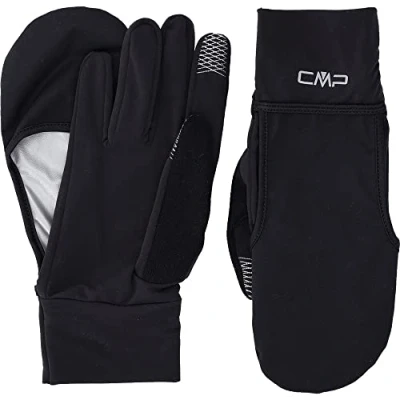 Abbildung von CMP Damenhandschuhe mit faltbarem, laminiertem Fäustling, Schwarz, S/M