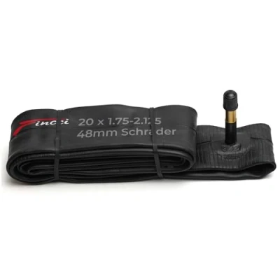 Abbildung von Fincci fahrradschlauch 20 Zoll BMX x 1.75 1.95 2.00 2.1 mit Schrader 48 mm Autoventil Schlauch für Kinderfahrräder, Fahrrad, klapprad