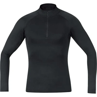 Abbildung von GORE WEAR Herren M Base Layer Thermo Stehkragenshirt, Schwarz, S EU