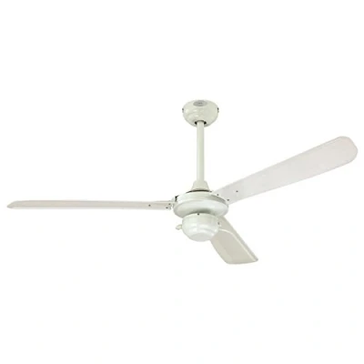 Abbildung von Westinghouse Lighting Weißer Deckenventilator Mountain Gale, 7242340, Ausführung in Weiß mit Flügeln Weiß, 132x51cm