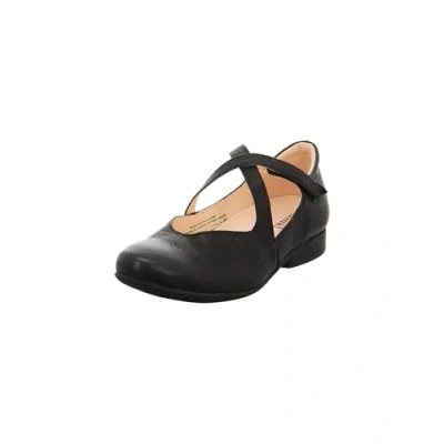 Abbildung von Think! GUAD Riemchenballerina, Damen, Größe: 37.5, Schwarz Schuhe