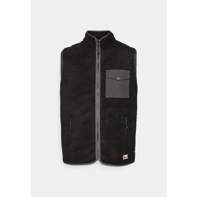 Abbildung von Fjallraven 87073 550 030 Vardag Pile Fleece Vest m Sweatshirt Herren Black Dark Grey Größe