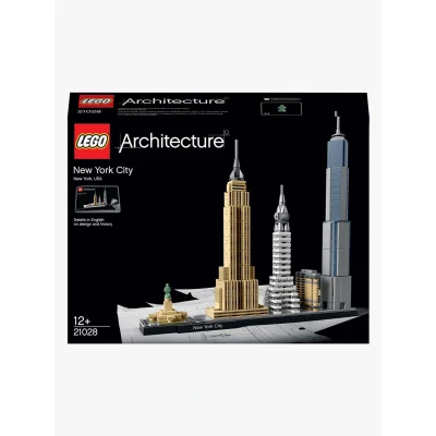 Abbildung von LEGO 21028 Architecture NEW YORK CITY HOME Decor Model KIT Collectable Blockspielzeug für Kinder, Größe: One Size, Multicoloured