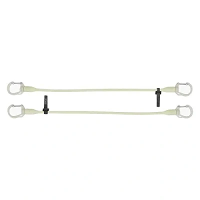 Abbildung von EVOC CARGO STRAPS Spanngurte (elastische Gurtbänder, Befestigungsgurt für COMMUTE Rucksäcke, mit rotierenden Karabiner Haken, integriertes Zugband, Gewicht: 20 g), Glow in the dark