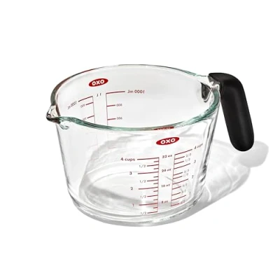 Abbildung von OXO Messbecher mit Glasdeckel, 1 Liter