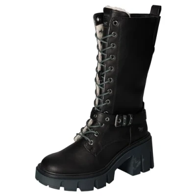Abbildung von MUSTANG Damen 1471 602 Stiefel, Schwarz, 37 EU