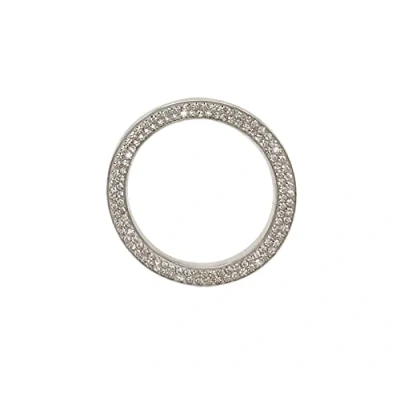 Abbildung von SundayZaZa Bling Kristall Strass Ring für Auto Dekoration, Motor Start Stop, Schlüssel Zündung Starter &amp; Knauf Dekor Weiß