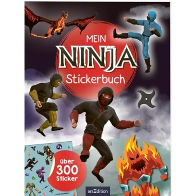 Abbildung von Mein Ninja Stickerbuch: Über 300 Sticker Stickerheft für Kinder ab 4 Jahren
