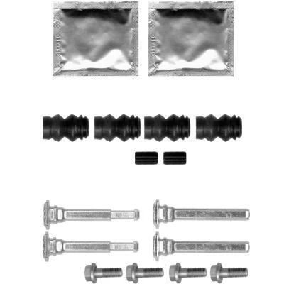 Abbildung von HELLA 8DZ 355 201 561 Führungshülsensatz, Bremssattel PEUGEOT: 206 Hatchback, 207 RENAULT: MASTER 2 Pritsche/Fahrgestell, Bus